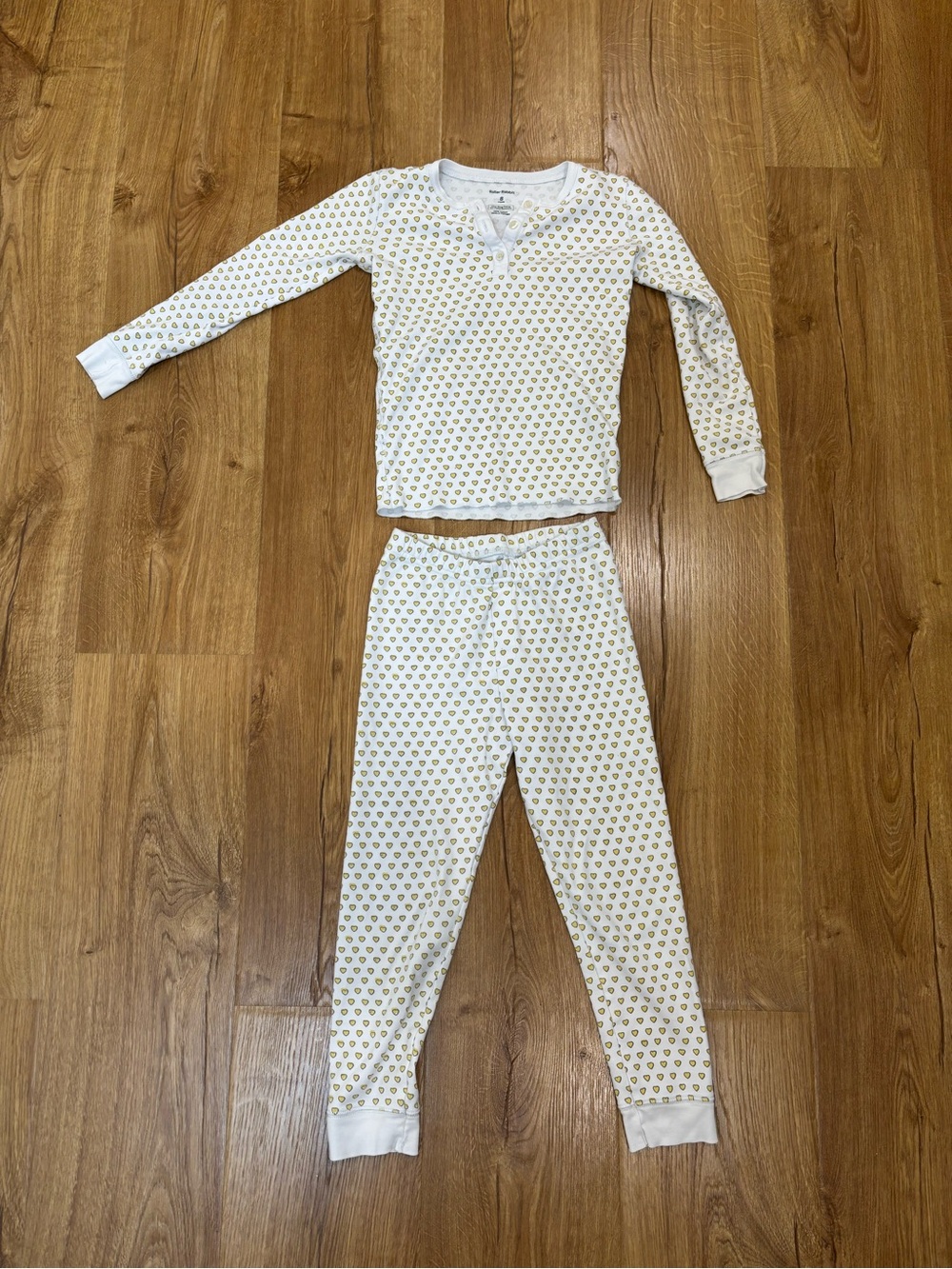 Roller Rabbit Yellow Heart Pajama Set - Picture 2 of 6